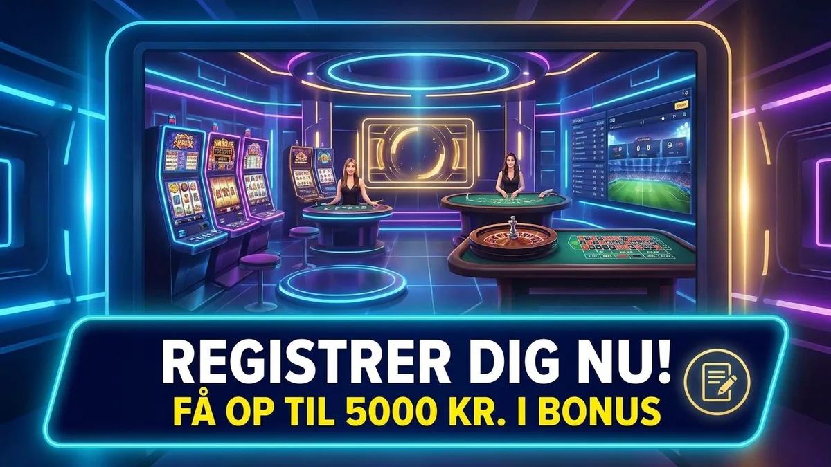 Registrering med bonus